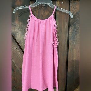 Pink boutique tank